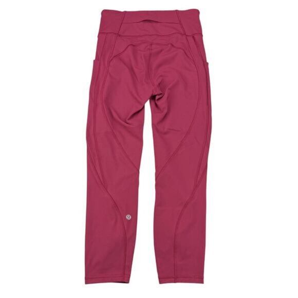 Lululemon Time To Sweat Crop *23" Luxtreme In Star Ruby - Picture 5 of 8